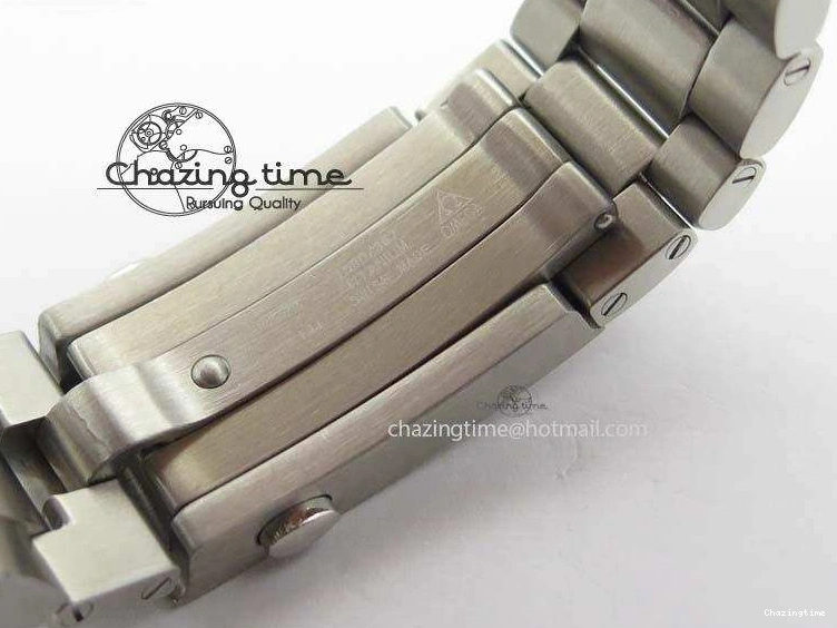 0412 Planet Ocean Master Chronometer Chrono SS OM 1:1 Best Edition Gray Dial On SS Bracelet A Reliable 8180